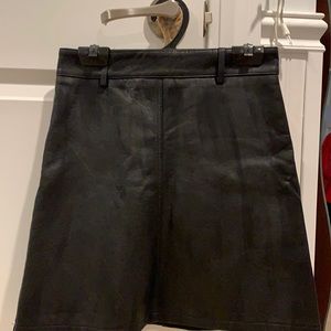 LF- mini leather skirt
